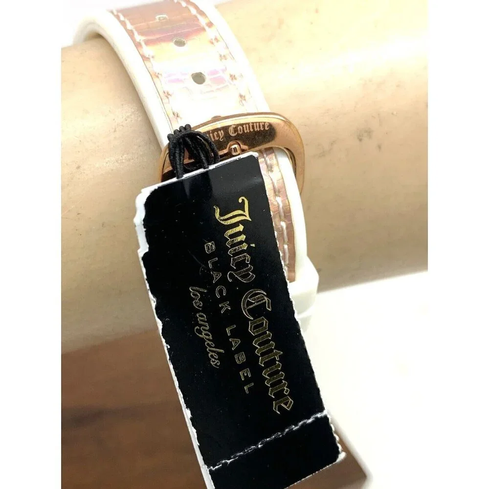 Juicy By Juicy Couture Women's Watch JC/1008 Quartz Rose Gold White Dial…